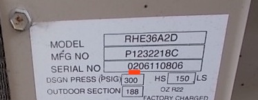 How Can I Tell The Age Of An Amana Air Conditioner Or Heat Pump From The Serial Number