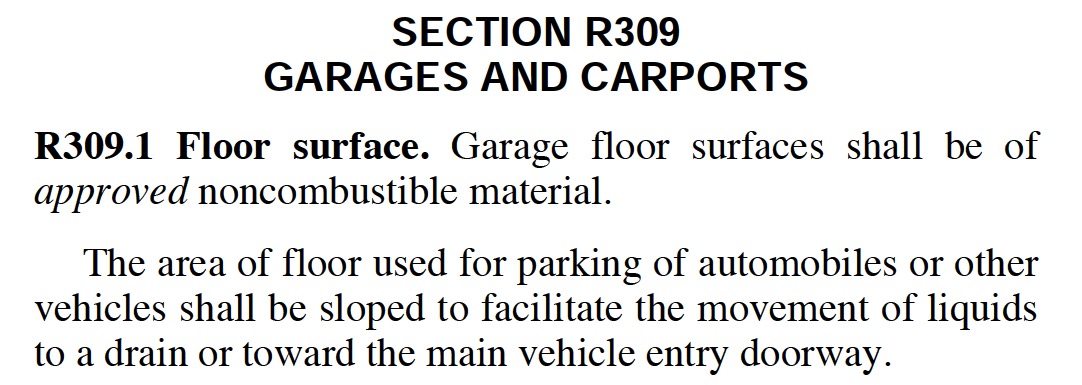 Why Is A Garage Floor Sloped