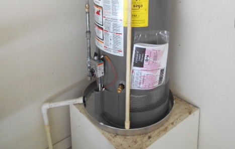 Gas Water Heater In A Garage, Gas Furnace Garage Installation