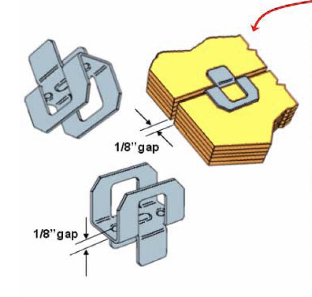 Plywood H Clips For Roofing - Panel Sheathing - Sandbaggy