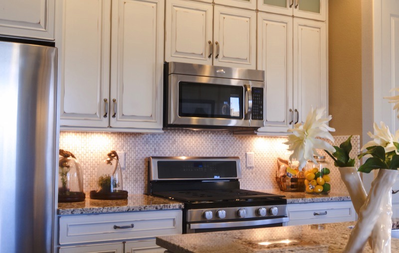 Microwave on online top of stove