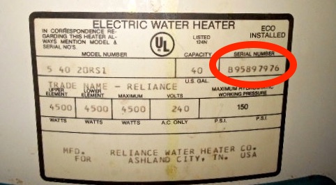 lochinvar serial number nomenclature