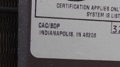 How many tons is my CAC/BDP air conditioner or heat pump?