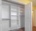 What is the average life expectancy of closet and pantry shelves?