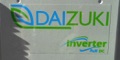 How do I determine the size in tons of a Daizuki heat pump or air conditioner?