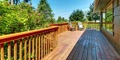At what height is a railing required for a deck?