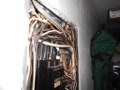 When is an electrical panel overcrowded with too much wiring?