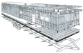 What is the difference between transverse and longitudinal floor framing for a mobile/manufactured home?