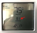 What is an electric heat lock out on a heat pump?