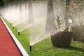 What is the average life expectancy of a landscape sprinkler system?