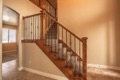 What are the standard treads and risers for a regular stairs in a house?