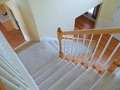 What are the minimum dimensions of a stair landing?