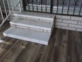 Can vinyl flooring be used outdoors on a deck, patio, or screen porch?