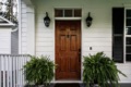 What is the code minimum width of an exterior door?